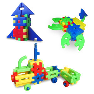 时光的拼图 双面立体积木，一代人的童年记忆与益智传承